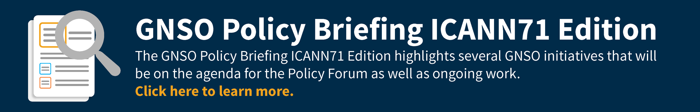 GNSO Policy Briefing ICANN71 Edition